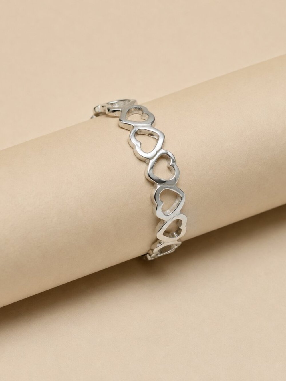❤ Mexican Sterling Silver .925 Open Heart Ring | Made in Mexico